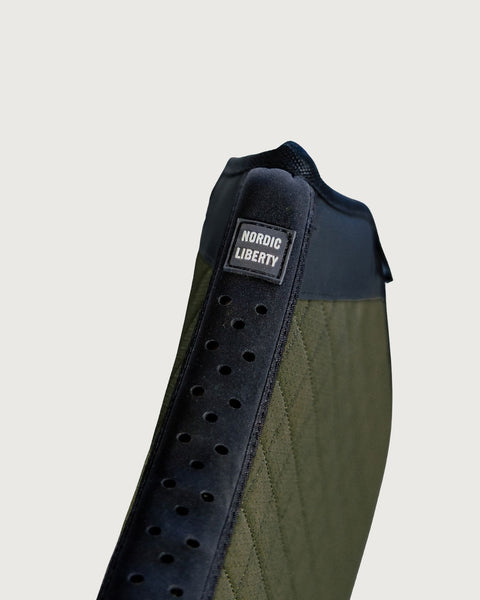 Ventileret neoprenkanal langs ryggen på Nordic Liberty Saddle Pad – reducerer varmeopbygning