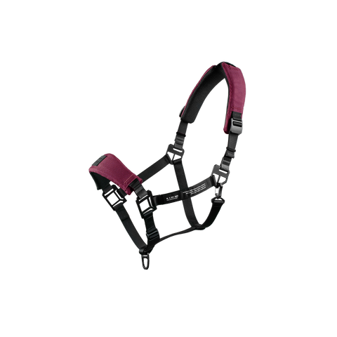 Letvægts sikkerhedsgrime til hest Halter 2.0 i Wild Plum fra Nordic Liberty